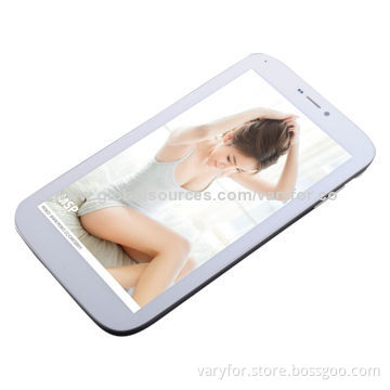 7-inch tablet PC with 3G mobile phone function, MTK6572, dual-core, dual camera with GPS & Wi-Fi